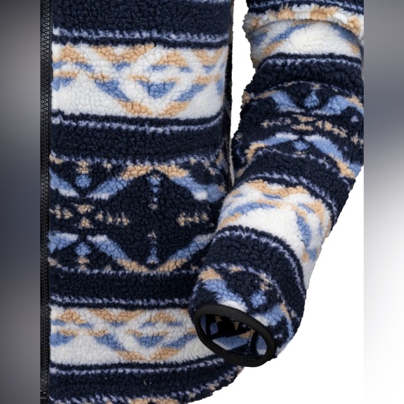 OUTBACK TRADING Women Jade Zip Up Blue Shirt Jacket Size SM - Picture 3 of 12